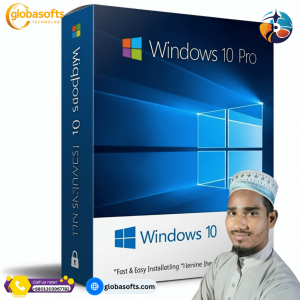🖥️ Windows 10 Pro – লাইফটাইম লাইসেন্স | একবার কিনলেই চিরকাল ব্যবহার 🔐