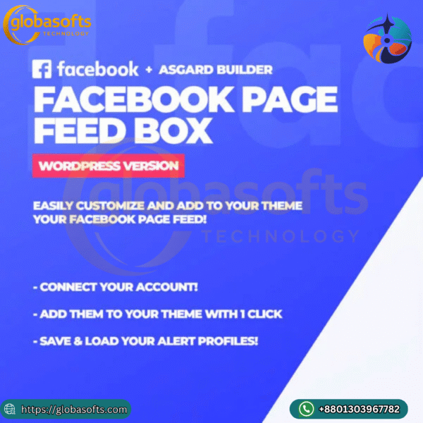 🧩 Facebook Page Feed Box WordPress Plugin (WP Plugin)