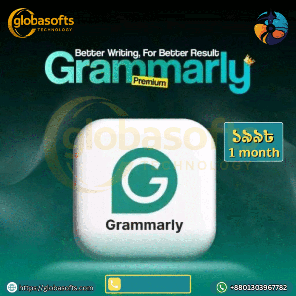 🧾 Grammarly Premium মাত্র ১৯৯৳ – প্রফেশনাল রাইটিংয়ের সিক্রেট টুল!